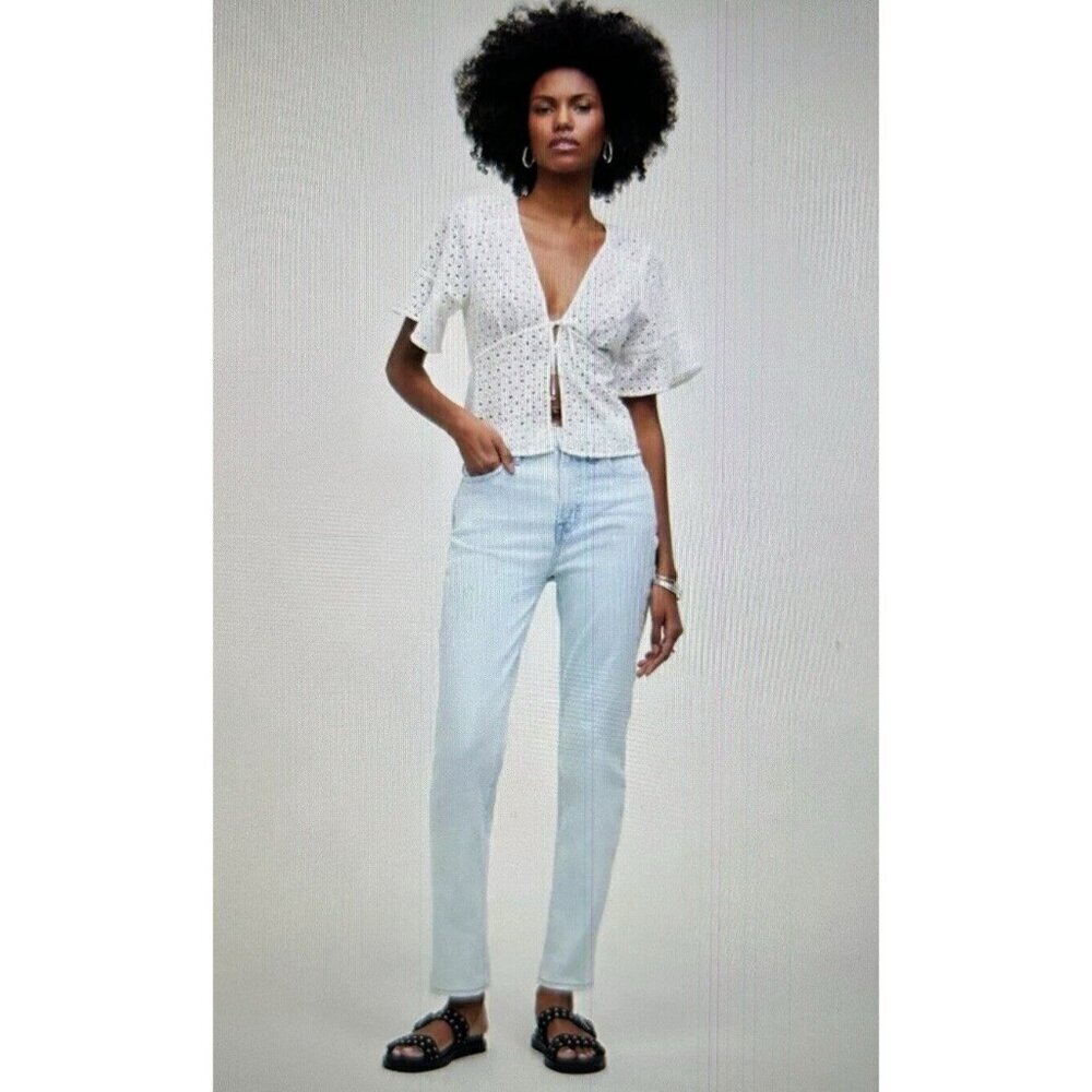 Madewell The Perfect Vintage Jean High Rise Tapered Leg Full Length Size 25P